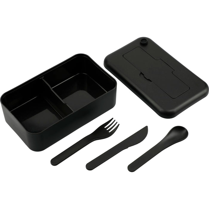 Bamboo Fiber Lunch Box with Utensil Pocket
