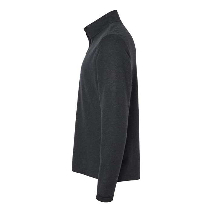 Left view of the Adidas 3-Stripes Quarter-Zip Sweater