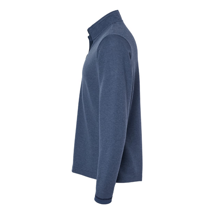 Left view of the Adidas 3-Stripes Quarter-Zip Sweater