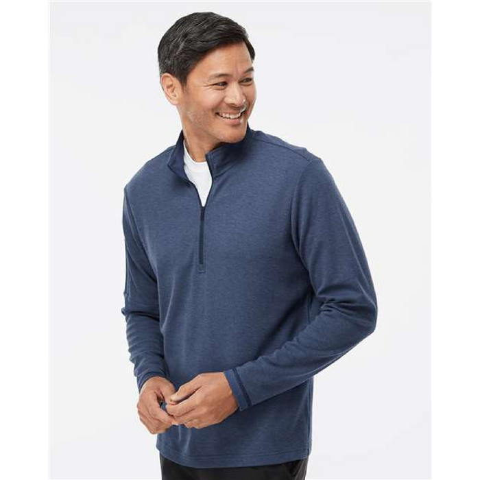 Adidas 3-Stripes Quarter-Zip Sweater