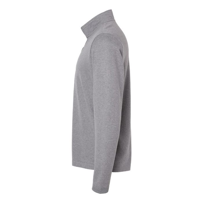 Left view of the Adidas 3-Stripes Quarter-Zip Sweater
