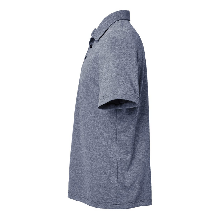 Left view of the Adidas Heathered Polo -