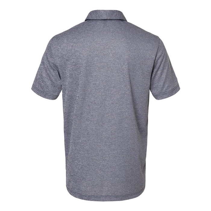 Rear view of the Adidas Space Dyed Polo -