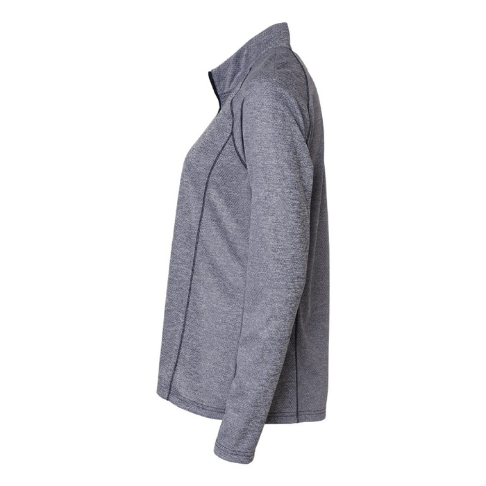Left view of the Adidas Women's Space Dyed Quarter-Zip Pullover -
