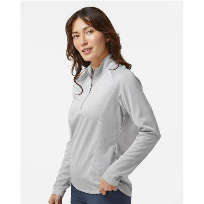 Adidas Women's Space Dyed Quarter-Zip Pullover -