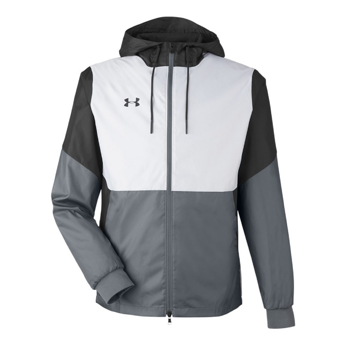 Front view of the Under Armour Team Legacy Jacket -