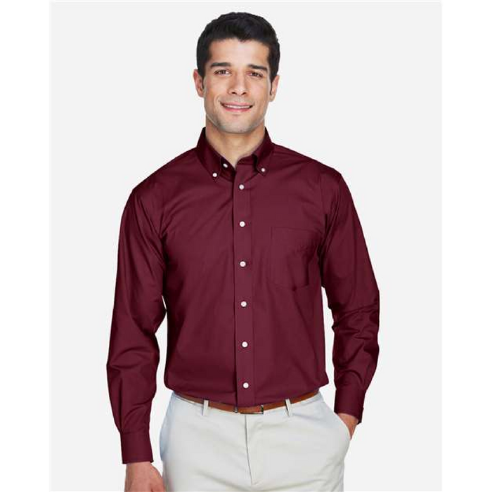 Men's Crown Collection® Broadcloth Woven Dress Shirt