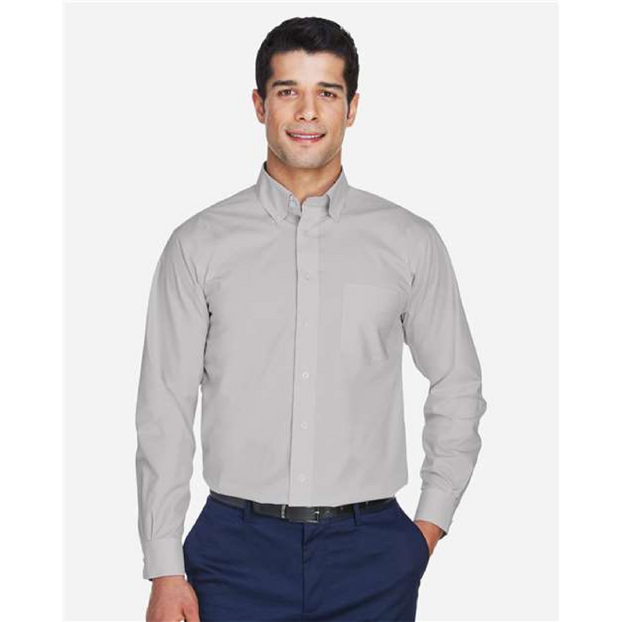 Men's Crown Collection® Broadcloth Woven Dress Shirt -