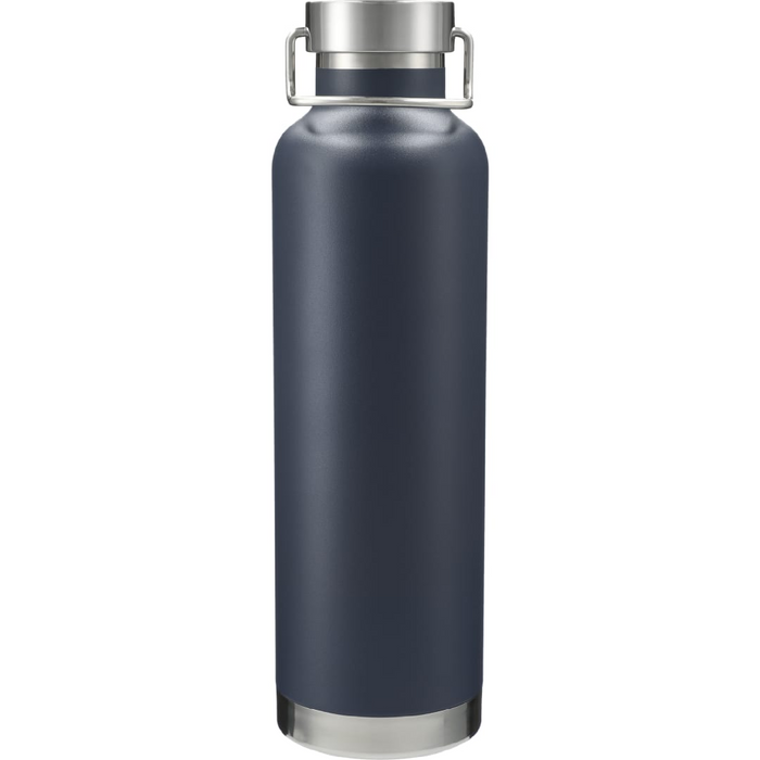 Front and Blank view of the Thor Copper Vacuum Insulated Bottle 32oz