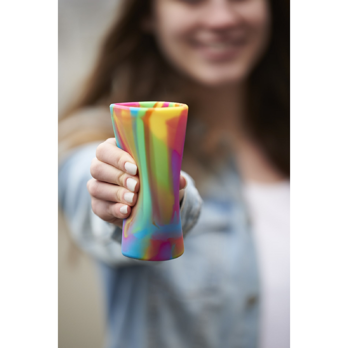 Front view of the Original Silicone Pint Glass 16oz