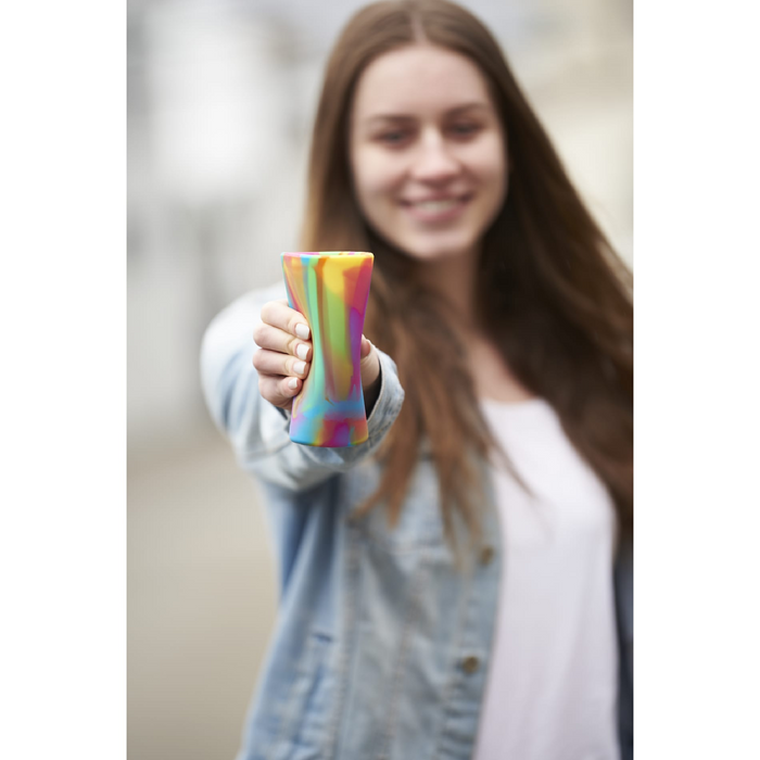 Front view of the Original Silicone Pint Glass 16oz