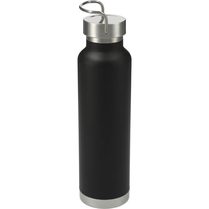 Back and Blank view of the Thor Copper Vacuum Insulated Bottle 22oz