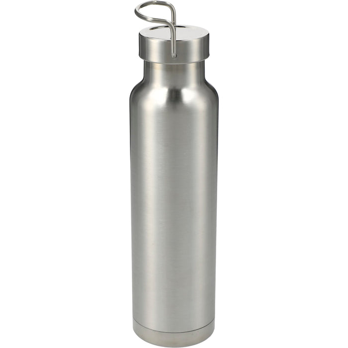 Back and Blank view of the Thor Copper Vacuum Insulated Bottle 22oz