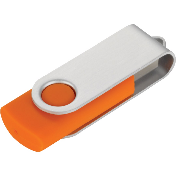 Angle-Right and Blank view of the Rotate Flash Drive 4GB