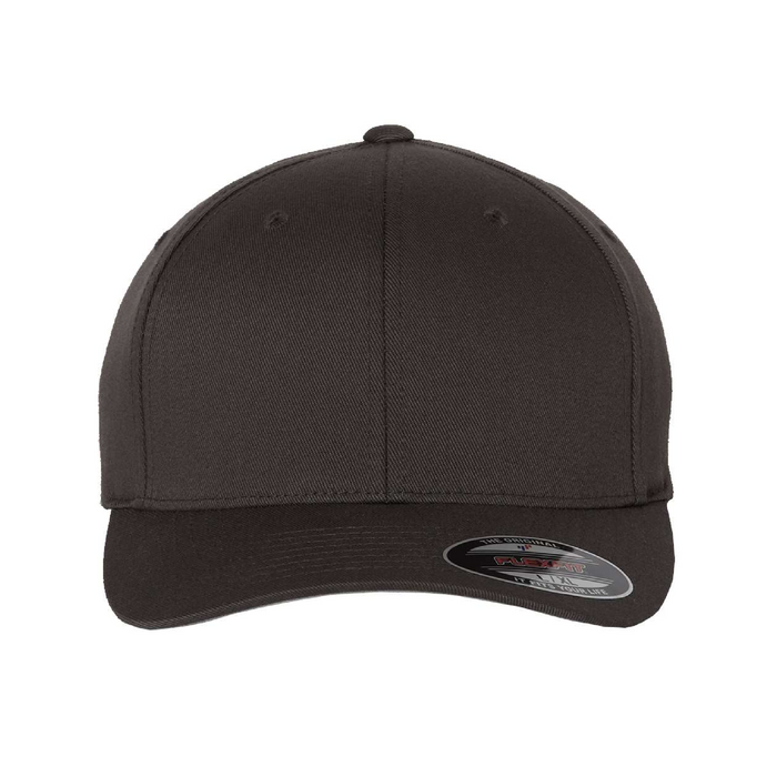 Front view of the Flexfit Cotton Blend Cap -