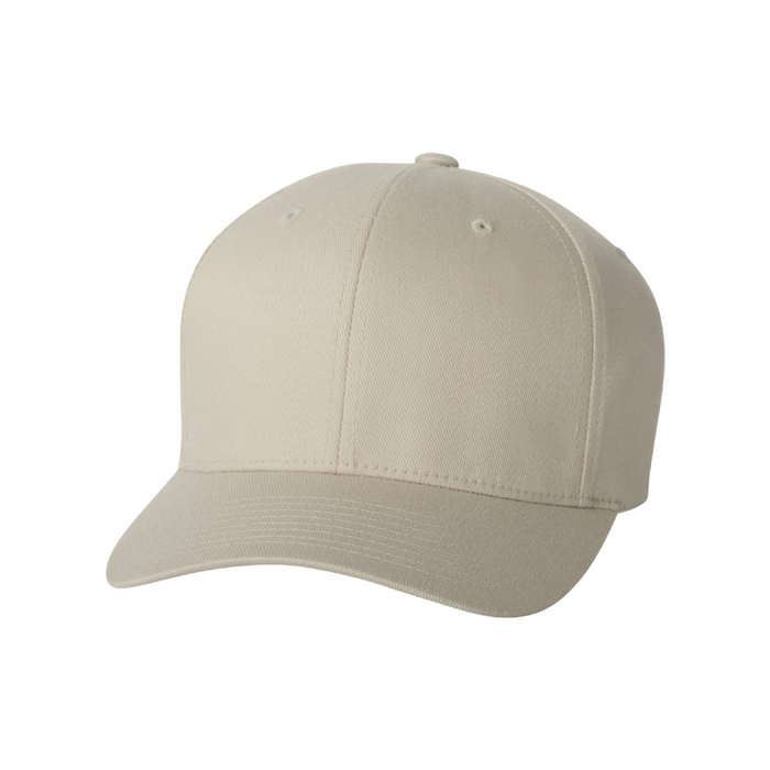 Front view of the Flexfit Cotton Blend Cap -