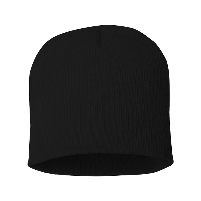 Rear view of the 8" Beanie -