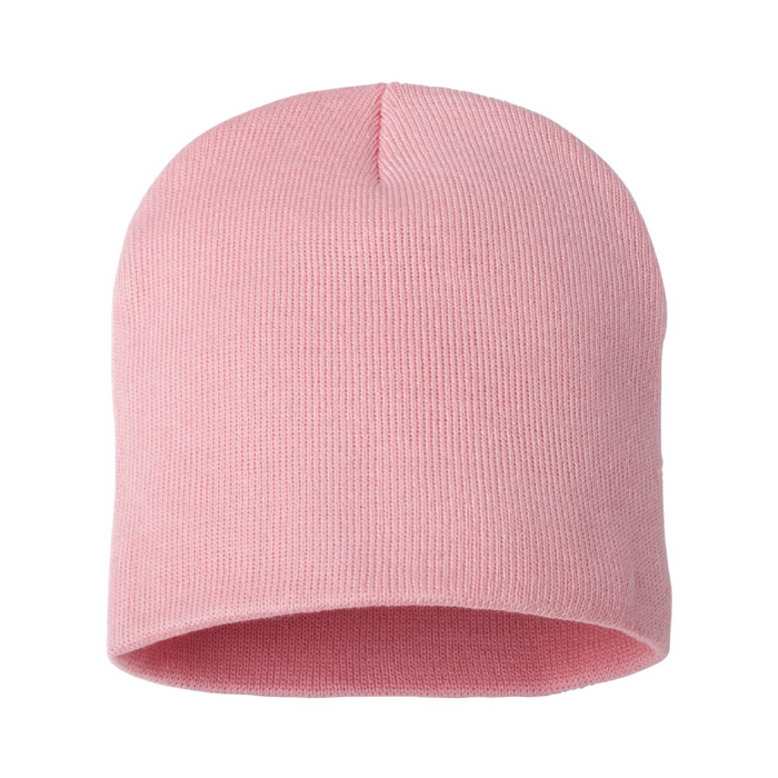 Rear view of the 8" Beanie -
