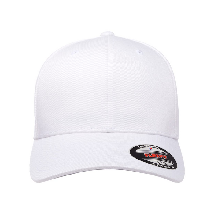 Front view of the Flexfit Cotton Blend Cap -