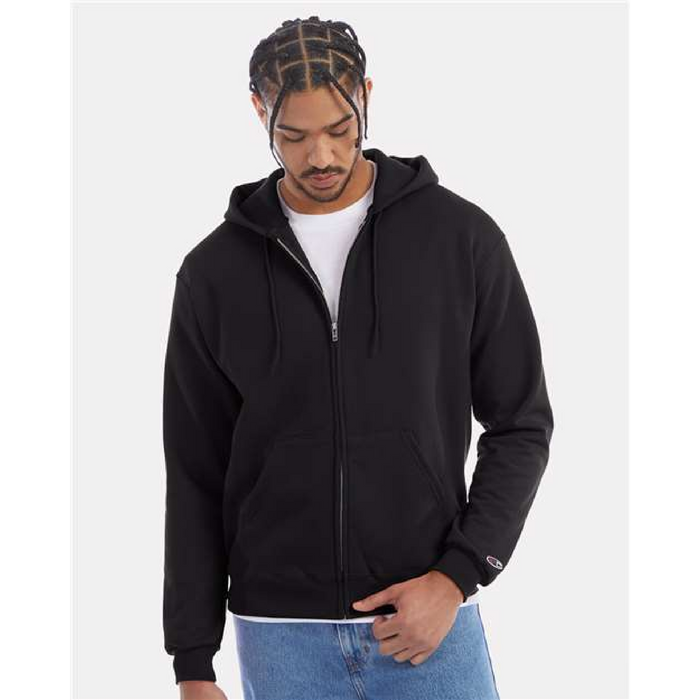 Champion Powerblend® Full-Zip Hooded Sweatshirt -