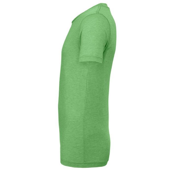 Left view of the BELLA + CANVAS Triblend Tee -