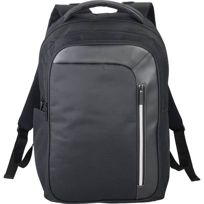 Front and Blank view of the Vault RFID Security 15" Computer Backpack