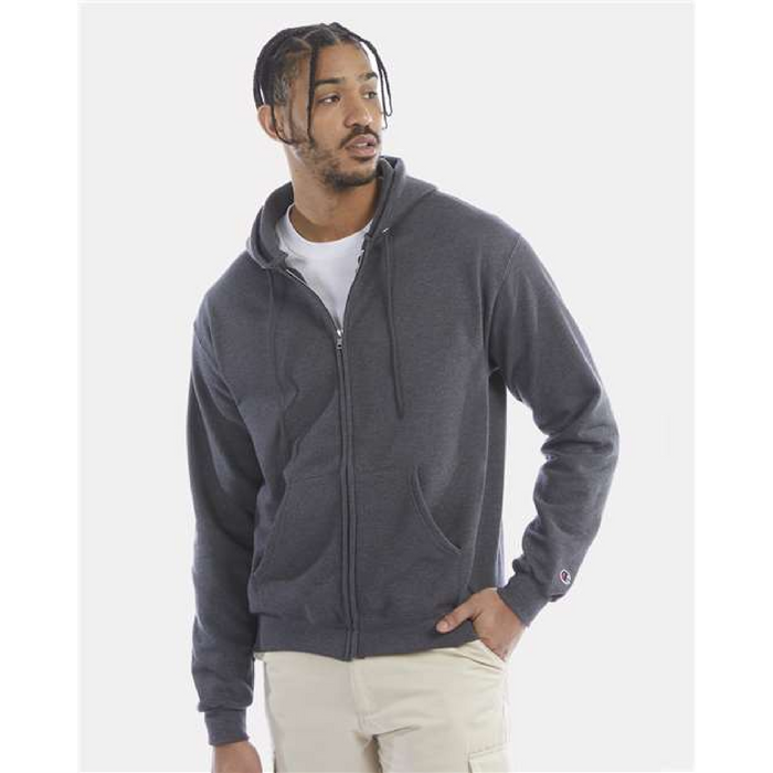 Champion Powerblend® Full-Zip Hooded Sweatshirt -