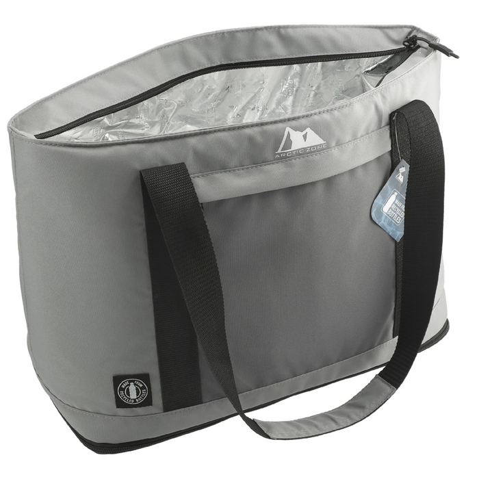 Angle-Right view of the Arctic Zone ® Repreve® 25-50 Can Expandable Cooler