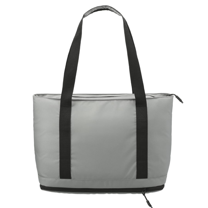 Back view of the Arctic Zone ® Repreve® 25-50 Can Expandable Cooler