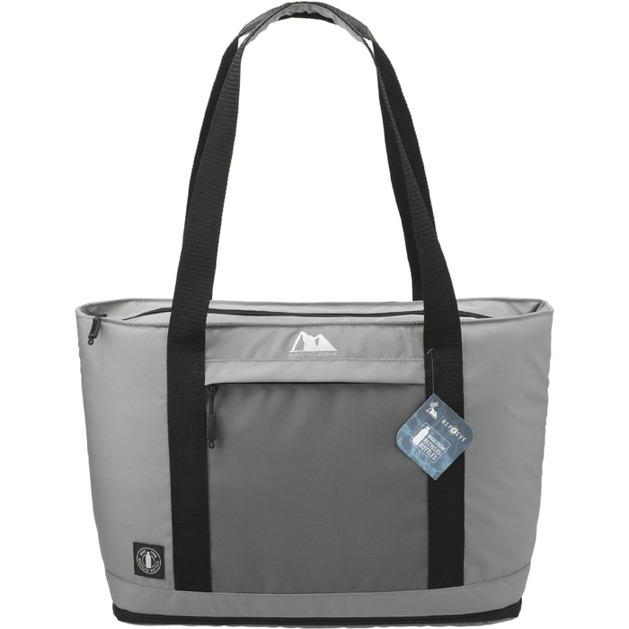 Front and Blank view of the Arctic Zone ® Repreve® 25-50 Can Expandable Cooler