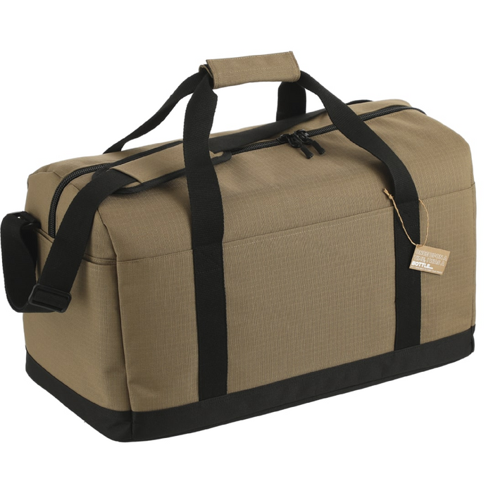 Angle-Right and Blank view of the NBN Recycled Utility Duffel