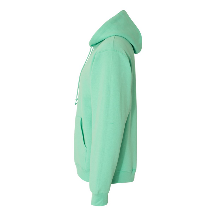 Left view of the JERZEES NuBlend® Hooded Sweatshirt -