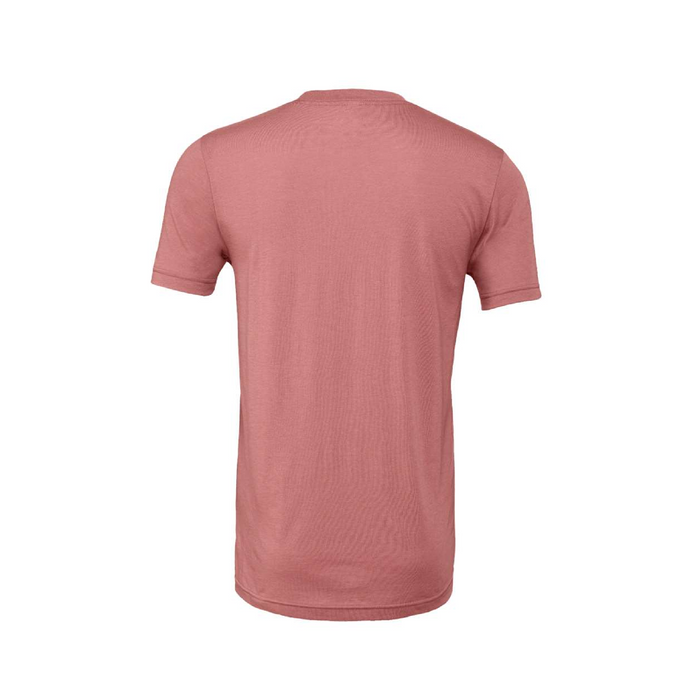 Rear view of the BELLA + CANVAS Triblend Tee -