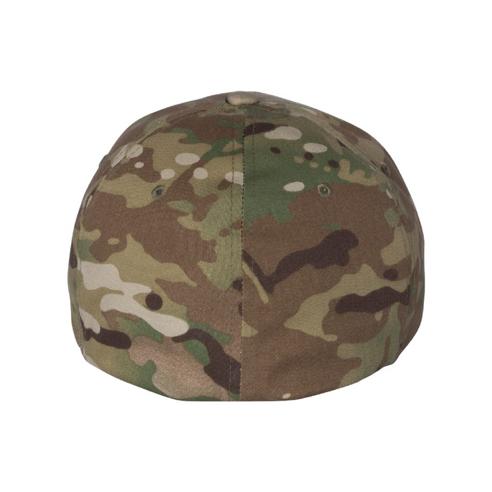 Rear view of the Flexfit Cotton Blend Cap -