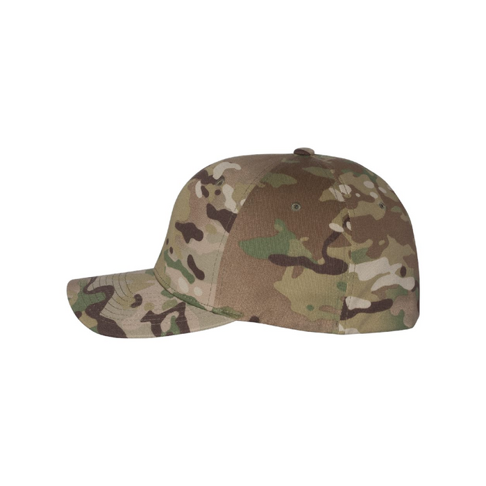 Left view of the Flexfit Cotton Blend Cap -