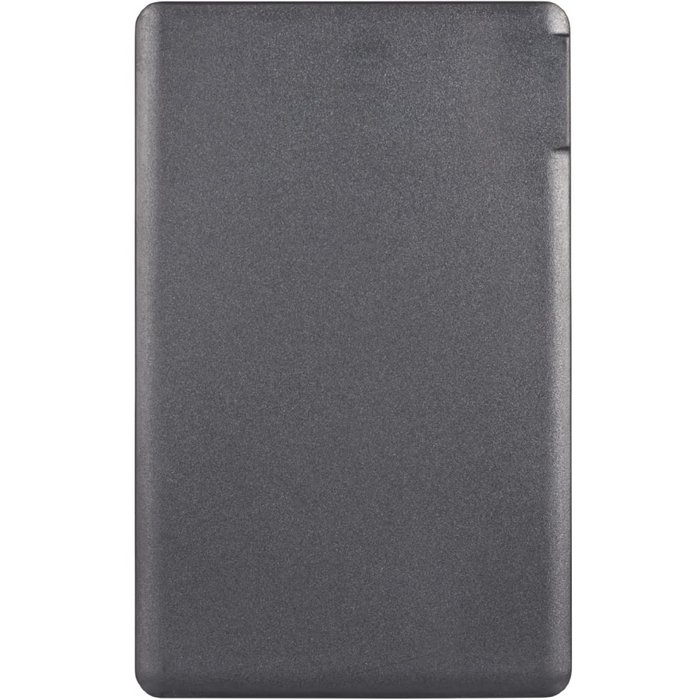 Front and Blank view of the Slim Ion 2,500 mAh Power Bank