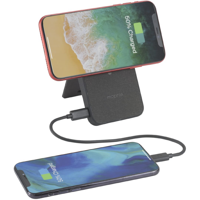 Angle-Right and Blank view of the mophie ® Snap + 10000 mAh Powerstation Stand