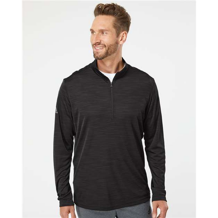 Adidas Lightweight Mélange Quarter-Zip Pullover