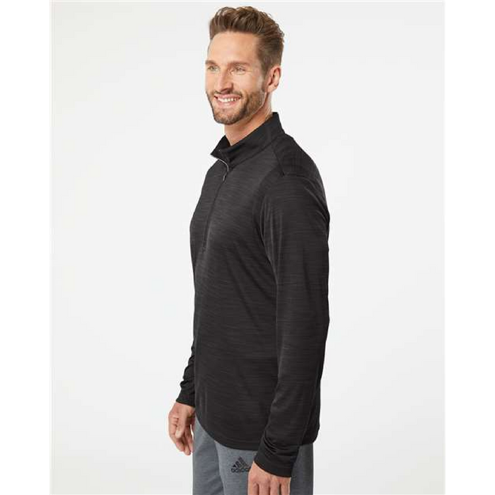 Adidas Lightweight Mélange Quarter-Zip Pullover