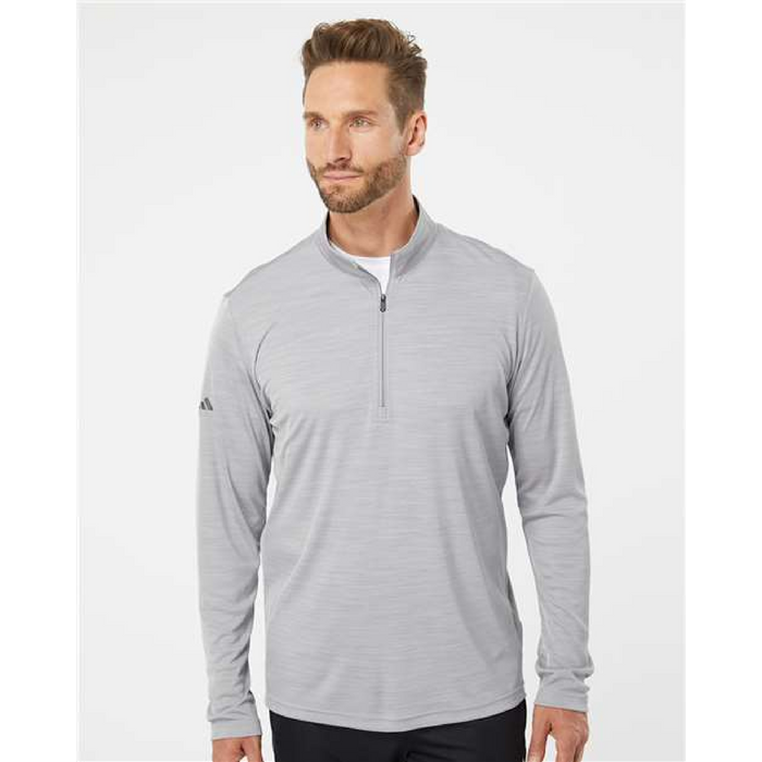 Adidas Lightweight Mélange Quarter-Zip Pullover