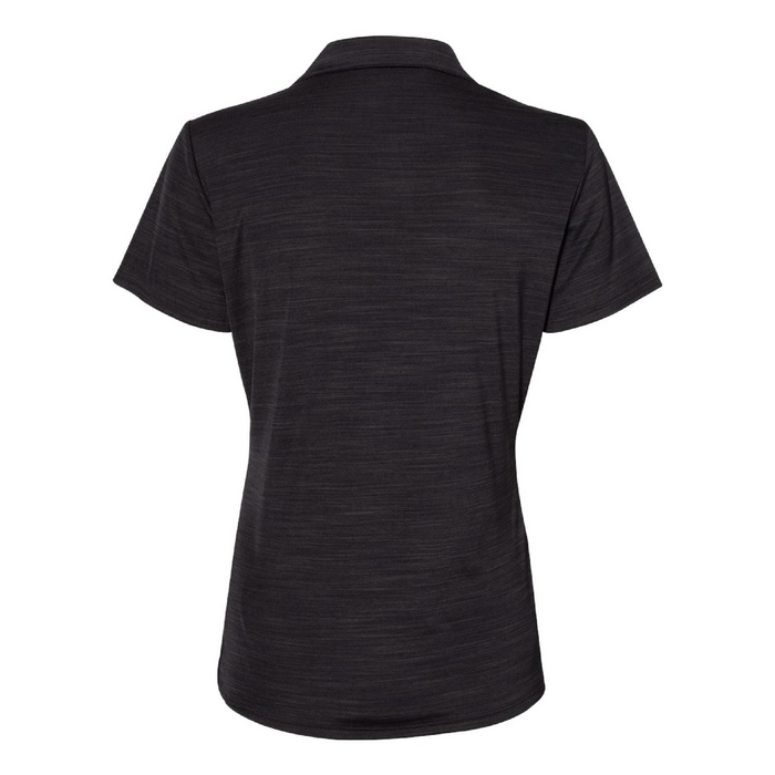 Rear view of the Adidas Women's Mélange Polo -