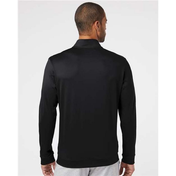 Adidas Performance Textured Quarter-Zip Pullover -