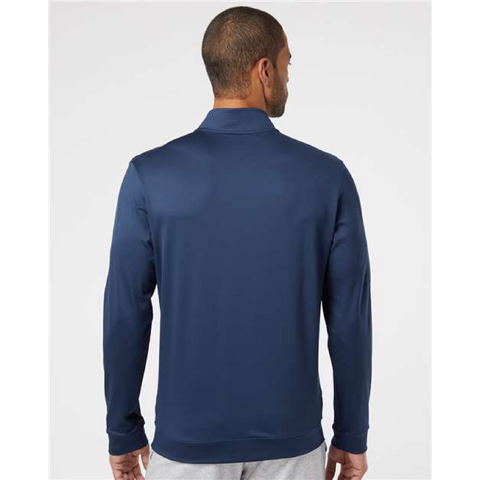 Adidas Performance Textured Quarter-Zip Pullover -