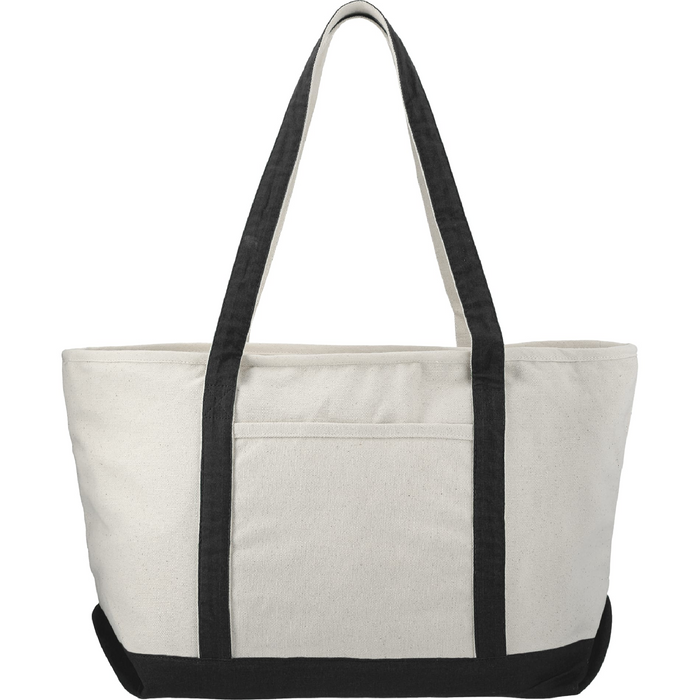 Front and Part Default Image view of the Baltic 18oz Cotton Canvas Zippered Boat Tote