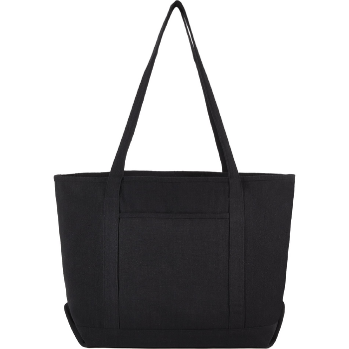 Front and Blank view of the Repose 10oz Recycled Cotton Boat Tote