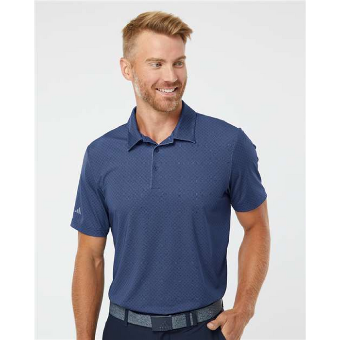 Adidas Diamond Dot Print Polo