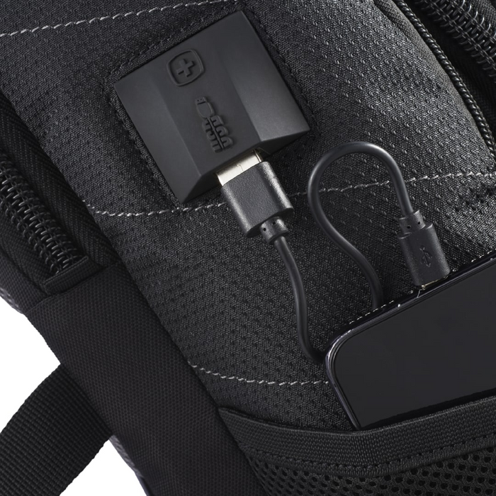 Front view of the Wenger Pro II Recycled 17" Computer Backpack