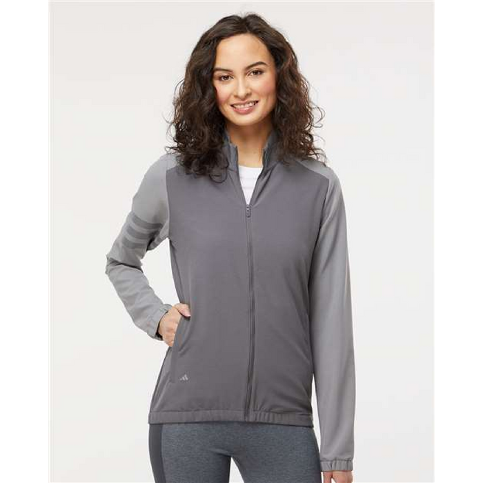 Adidas Women's 3-Stripes Full-Zip Jacket