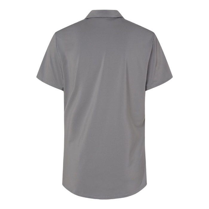 Rear view of the Adidas Women's Ultimate Solid Polo -