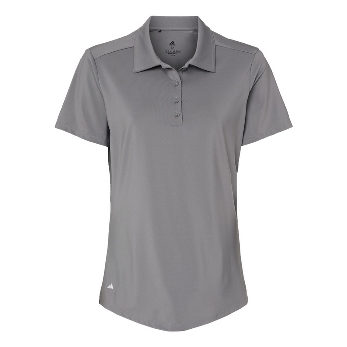 Front view of the Adidas Women's Ultimate Solid Polo -